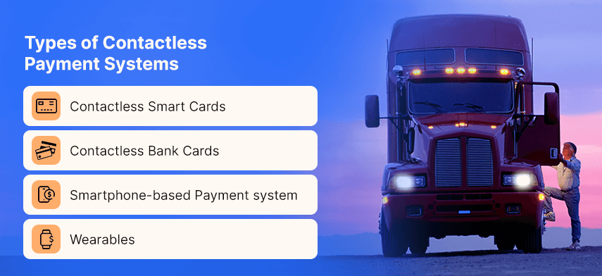 contactless payment system in trucking industry